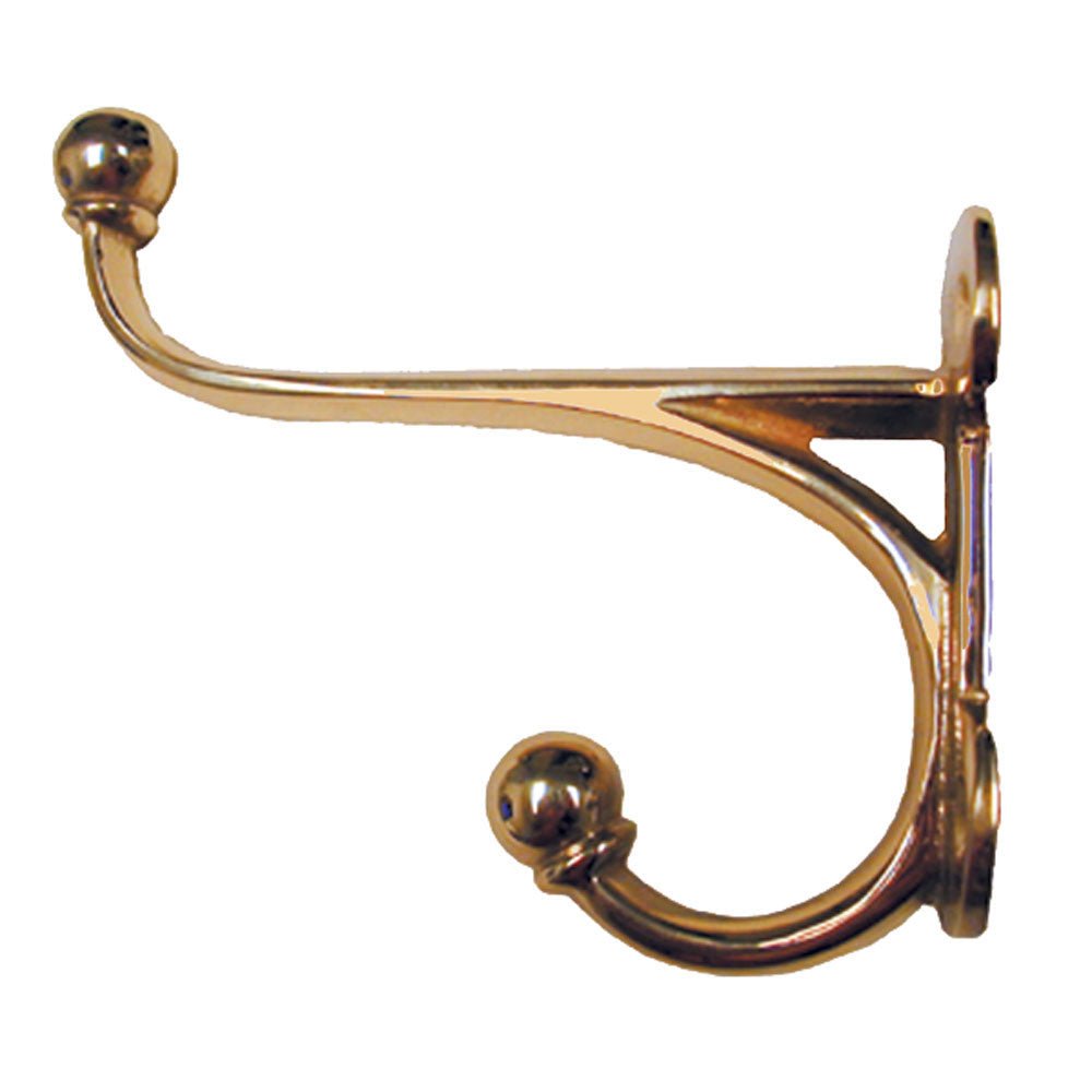 Solid Brass Horse Head Bridle Hook