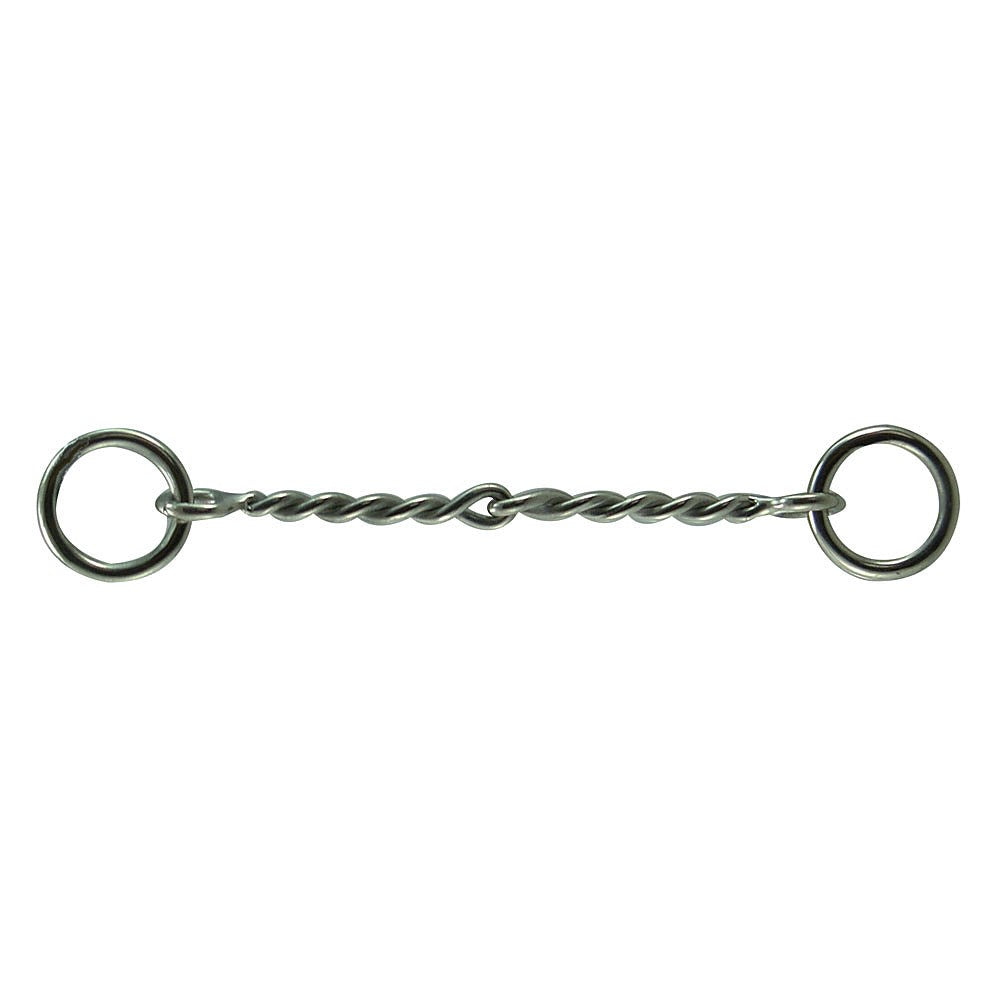 Stainless Steel Loose Ring Twist Wire Snaffle 5" with 1" Ring